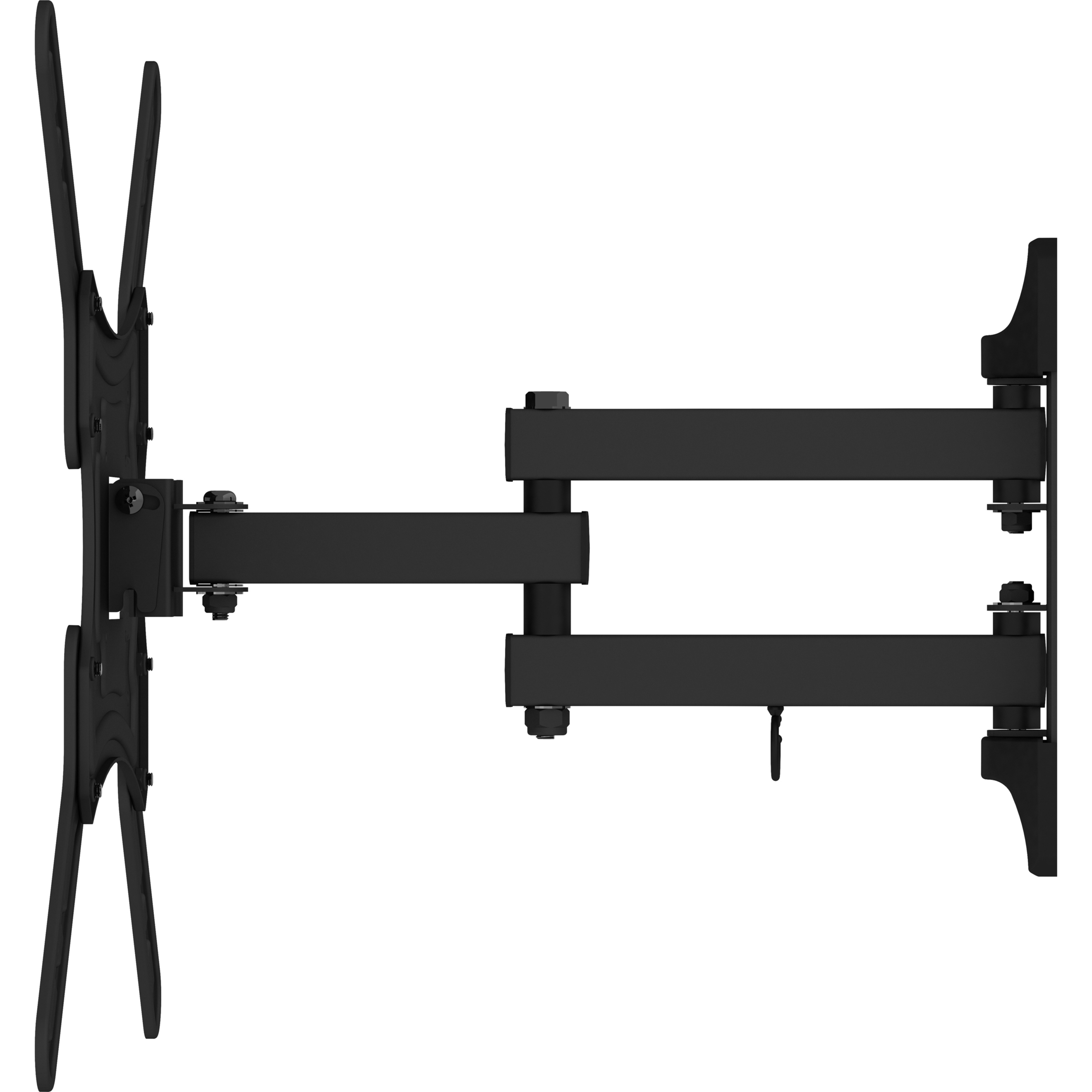A404M-T Full Motion Pan, Swivel, Tilt, Extend TV Wall Mount for TVs 26", 30", 32", 37", 39", 40", 42", 46", 47", 50", 52", 55", Black