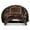 BROWN DUCK CAMO / BROWN, variant on Us Flag Leather Patch Snapback Hat Brown Duck Camo / Brown