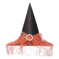 thumbnail image 3 of Sombrero Bruja Halloween Mini Puntiagudo para Fiesta Cosplay () Naranja, 3 of 4