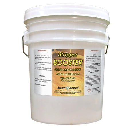 Floor Stripper Booster - High powered solvent blend - 5 gallon (Best Phone Cleaners And Boosters)