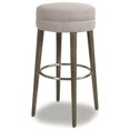 thumbnail image 1 of Jennifer Taylor Maison Vesper 30 Pouces Rond Backless Tabouret de Bar Pays Gris, 1 of 9
