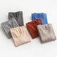 thumbnail image 5 of Suéter de lana de cuello redondo de talla grande para hombre de otoño e invierno, suéter de punto suelto de color sólido, suéter base para hombre, 5 of 5