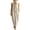 X175 Beige, variant on Bysome Women Dress Solid Color Sleeveless Tie Neck Dresses Summer Casual Women Dresses Size L Beige