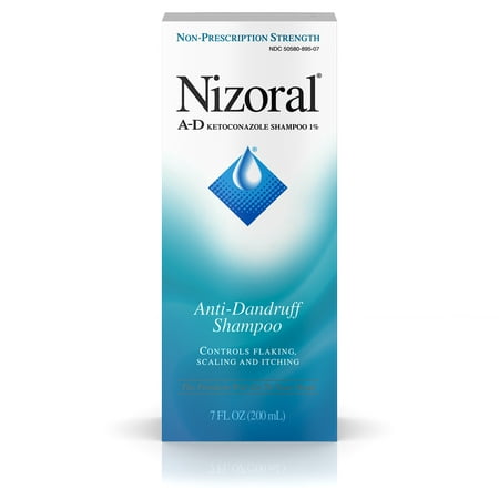 Nizoral A-D Anti-Dandruff Shampoo, 7 Oz (Best Nizoral Shampoo For Hair Loss)
