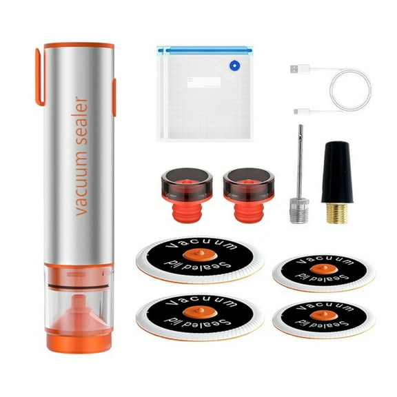 Sinyiin Electric Mason Jar Vacuum Sealer Set Electric Vacuum Sealing Machine for Bottle
