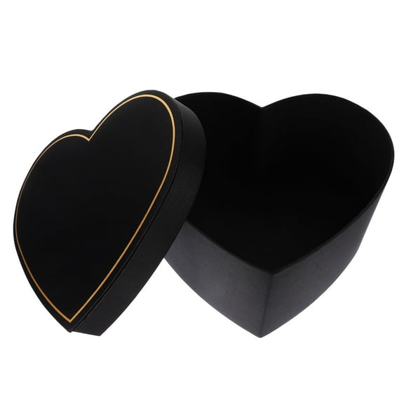PAMINGONO 1Set Elegant Design present Storage Box in Heart Shape for Anniversaries 22in