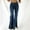 Blue, variant on Women'S Bell Bottom Jeans High Waisted Zipper Split Tapered Jean Flare Denim Pants Cool Denim Pants Blue XXL