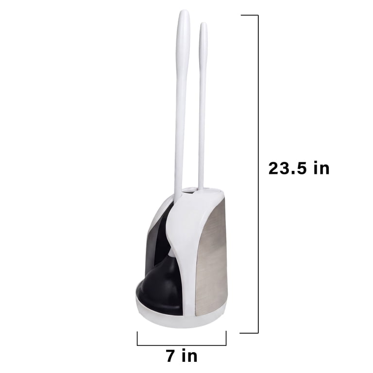 Dr. Rooter Freestanding Bath Caddy Set with Brush and Plunger photo 2