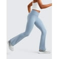 thumbnail image 4 of CRZ YOGA Girls Butterluxe Crossover Waist Yoga Flare Leggings Dance Casual Athletic Pants Bell Bottoms Kids Teen, 4 of 6