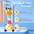 thumbnail image 4 of CYFW Interactive Giraffe Companion - Talking & Dancing Animatronic Plush with 120 Songs, Voice-Repeating Sensory Toy for Baby Tummy Time, 4 of 7