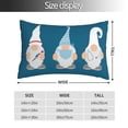 thumbnail image 2 of Fuzoiu Nurse Doctor Gnomes Print Pillow Case with Hidden Zipper,Pillow Covers,Soft and Comfortable Pillowcase-14"x20", 2 of 6