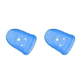 thumbnail image 1 of Methold Puntas de los dedos de guitarra de silicona Protectores de dedos Púas protectoras Instrumentos musicales estirables no alergénicos Azul oscuro Type2 NO2, 1 of 6