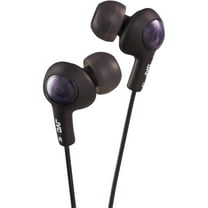 JVC HAFX5A Gummy Plus Sound Isolating Headphones, Peppermint Blue Olive Black
