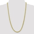 thumbnail image 2 of Solid 10k Yellow Gold Big Heavy 5.75mm Flat Beveled Cuban Curb Chain Necklace 20" - with Secure Lobster Lock Clasp, 2 of 5