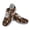 Pumpkin and Turkey, variant on Chririnla Leaf Mens Lace Up Athletic Trainers, Lightweight Breathable Running Shoes for Walking Gym