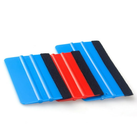 FRCOLOR  5 Pcs Car Tint Auto Automotive Tools Kit Decals Window Film Blue