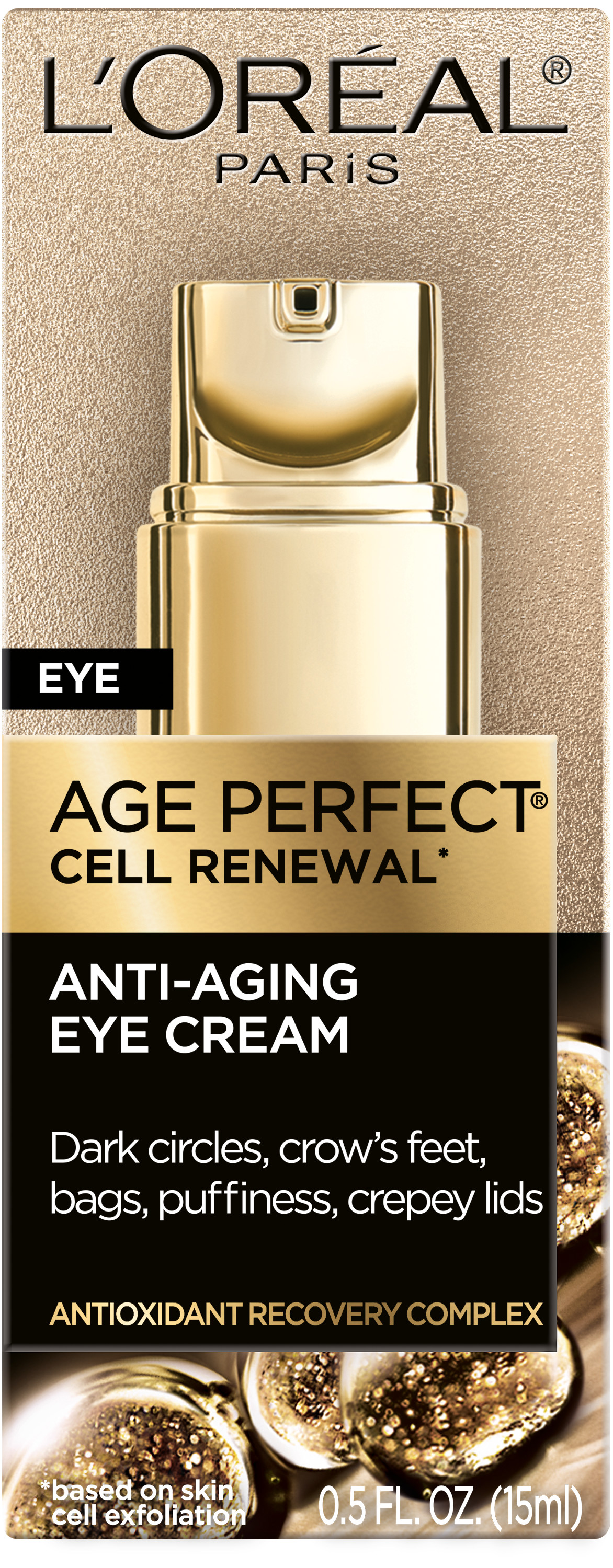 L'Oreal Paris Age Perfect Cell Renewal Eye Cream, 0.5 oz photo 1