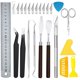 thumbnail image 1 of Kit De Herramientas De Deshierbe De Vinilo, Herramientas De Modelado, Herramientas De Tallado De Vinilo Para Trabajo De Arte Diy, Corte De Álbumes De Recortes seitruly HA035560-00, 1 of 6