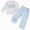 R270-White, variant on NOLDARES Toddler Baby Boy Halloween Outfit Sweatshirt Pants Fall Clothes Print Sweatshirt Top Long Pants Cute Winter Outfits(White,4-5 Y)