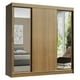 thumbnail image 1 of Ropero Closet Madesa Reno 3 Puertas Corredizas 2 Espejos Marrón, 1 of 11