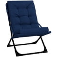 thumbnail image 1 of Outsunny Folding Chair with Detachable Thick Padded Cushion, Armrest, 1 of 10