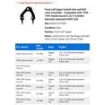 thumbnail image 2 of Front Left Upper Control Arm and Ball Joint Assembly - Compatible with 1990 - 1993 Honda Accord 2.2L 4-Cylinder Naturally Aspirated SOHC GAS 1991 1992, 2 of 2