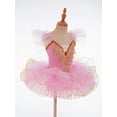 thumbnail image 6 of iiniim Kids Girls Ballet Dress Tutu Skirted Leotard Performance Dance Costumes Ballerina Outfit, 6 of 7