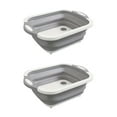thumbnail image 2 of 3-in-1 Foldable Cutting Board | Chops, Washes, and Drains in One | Portable Space-Saving Collapsible Design, 2 of 6