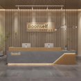 thumbnail image 1 of cash register table Reception Desk Executive Coffee Lectern Service Desk Front Cashiers Podiums scrivania reseption Furniture My Lux Decor Round, 1 of 6