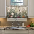 thumbnail image 5 of Coolnuti Herbal Wildflowers Valances for Windows 24 Inch Small Window Blackout Valance Curtains Rod Pocket Window Curtains Treatment for Kitchen Bathroom Cafe, 1 Panel Home Decor, 5 of 7