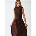 thumbnail image 4 of Comfort Fit Midi Dress with Crew Neck, 4 of 7