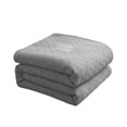 thumbnail image 1 of ¡Liquidación en Tainini! Manta térmica individual, suave para cama, sofá y sillón, transpirable para verano, para todas las estaciones (gris), 1 of 6