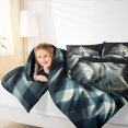 thumbnail image 4 of jejeloiu Cute Cat 7-Piece Bedding Comforter Set Kids,Galaxy Starry Sky Print King Bedding Sets,Reversible, 4 of 7