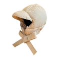 thumbnail image 1 of Gorro de invierno con protección auditiva gruesa y orejeras. Gorra de béisbol. Beige, 1 of 9