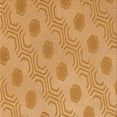 thumbnail image 1 of Ahgly Tapis de Zone Carré Transitionnel Néon Orange Lavable en Machine, 7 Pieds Carré, 1 of 7