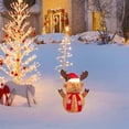 thumbnail image 5 of (2 Pack) Festive Garden Outdoor Christmas Decoration Cute Animal Logo for Holiday Celebrations String Lights Party Supplies for Enchanting, 5 of 5
