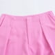 thumbnail image 5 of HH TRAF Pantalones casuales de cintura alta de color sólido para mujer, pantalones de pierna ancha holgados con bolsillos plegables y decoración para oficina, 5 of 5
