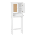 thumbnail image 4 of STAROUS Rattan Over-Toilet Cabinet with Tilt-Out Cube & Adjustable Shelf, 4 of 7