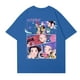 thumbnail image 3 of Pop cazadora para niña Demon Hunters Boys Girls Fashion Round-Neck Group Panels T Shirt （Blue）, 3 of 4
