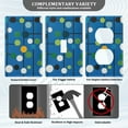thumbnail image 3 of Yayeee Blank Wall Plate Cover 1-Gang 4.5"x2.7" Home Unused Decorative Outlet, Blue Abstract, 3 of 7