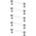 thumbnail image 5 of Franklin Brass P44308-BCL 3" Francisco Cabinet Pull Clear & Matte Black 5 Pack, 5 of 7