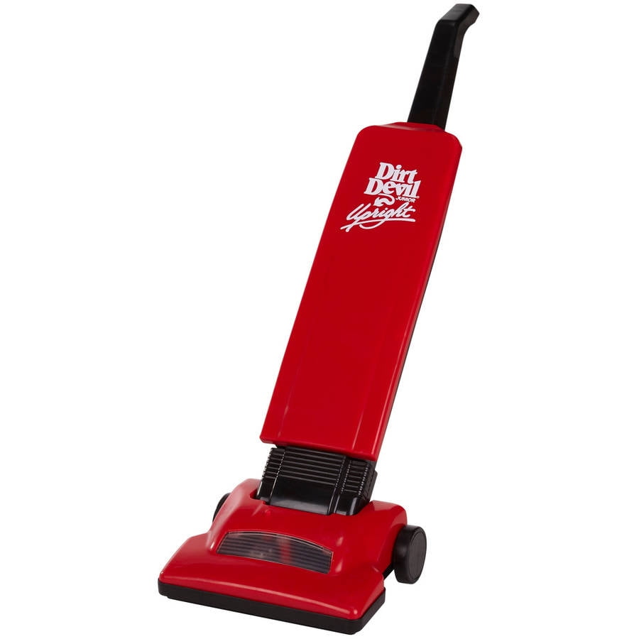 Big Kids Red Vacuum cleaner  with Realistic Sounds Electronic Toy Suction 
