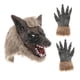 thumbnail image 5 of Disfraz de lobo de PU, accesorios creativos para fotos de hombre lobo para festivales, escenarios teatrales Guantes de máscara grandes, 5 of 9