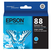 ~Brand New Original EPSON T088220 INK / INKJET Cartridge Cyan for Epson Stylus CX4450