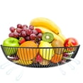 thumbnail image 4 of Frutero de metal negro Frutero negro Frutero de metal Frutero negro Frutero para huevo Frutero moderno Frutero de hierro Frutero de alambre de metal Namotu WL-00967, 4 of 7