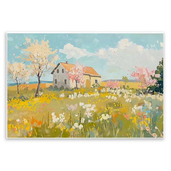 Stupell Industries Spring Barn Scene Wall Plaque Art design by LSR Creative Studio, 10 x 15