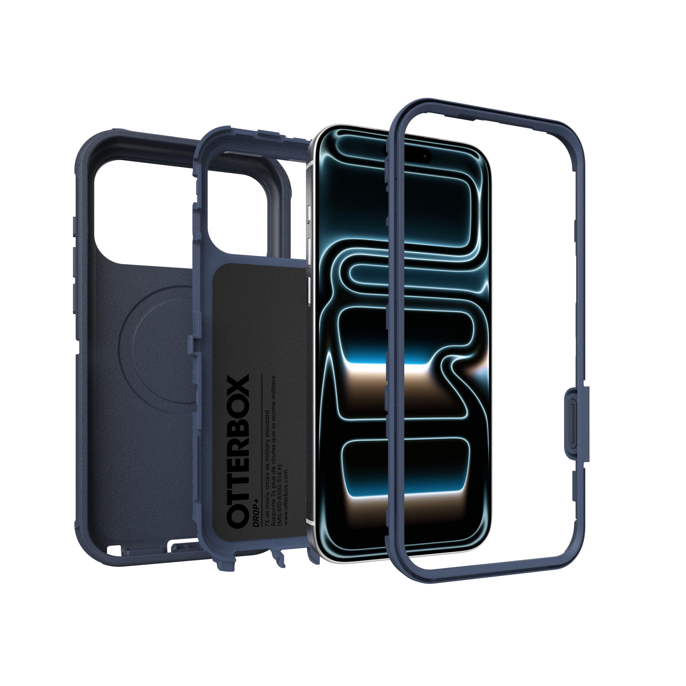 OtterBox Defender Pro Case for MagSafe for iPhone 17 Pro Max - Blue Sentiment