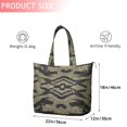 thumbnail image 4 of Green Camo Tiger Stripe Pattern Travel Tote Bags for Women Carry On,Large Weekender Bags for Women Travel,Multi Functional Duffle Bag for Work,Shopping,Sports, 4 of 5