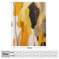 thumbnail image 4 of Creowell Abstract Brush Strokes Flannel Throw Blanket for Couch Sofa Bed Lightweight All Seasons Excellent Hand Feel Blanket 60x80in, 4 of 6