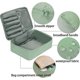 thumbnail image 5 of Bolsa de cosméticos portátil, bolsa de almacenamiento, bolsa de aseo para mujer con compartimento desmontable, verde maca Sincero Electrónica, 5 of 5